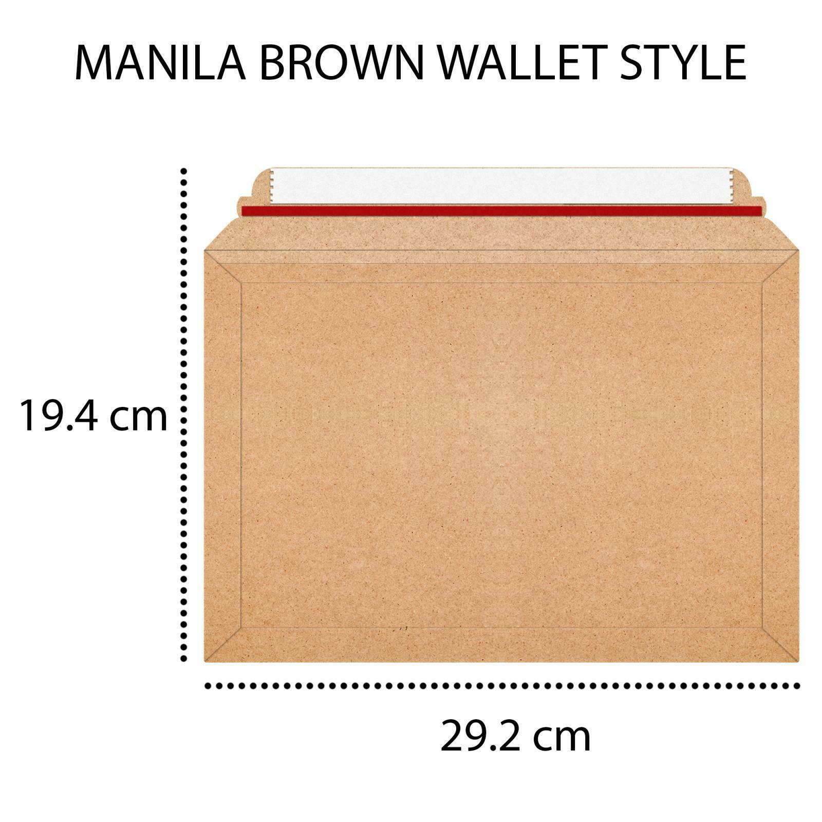 Envelope Manilla Brown Book Wallet Bags Book Post Mailer